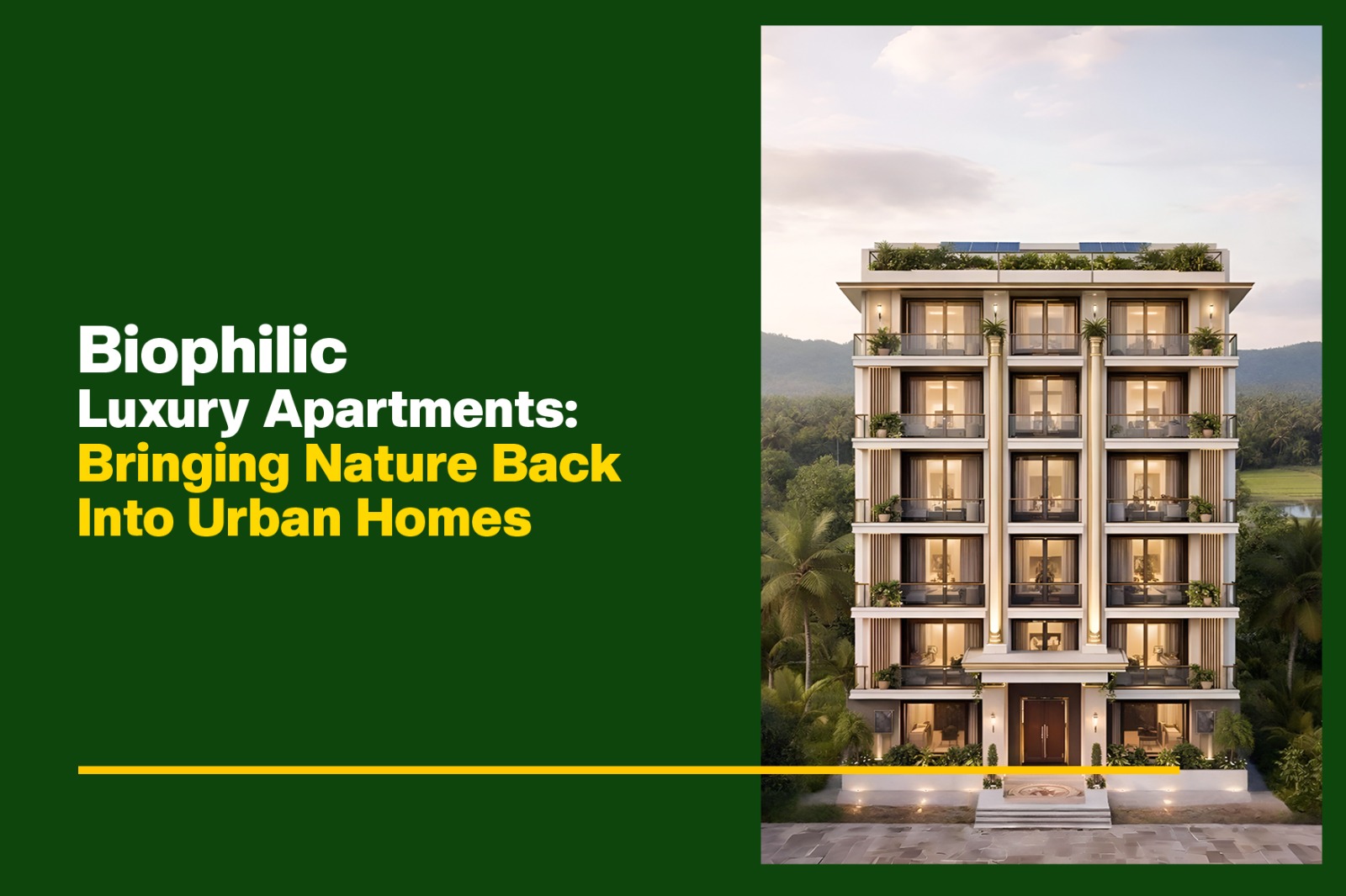 Biophilic Luxury Apartments: Bringing Nature Back Into Urban Homes<